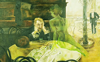 Viktor Oliva «Il bevitore di assenzio» (l’assenzio era chiamato “la fata verde”)