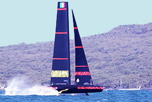 L’imbarcazione a vela “Luna Rossa”