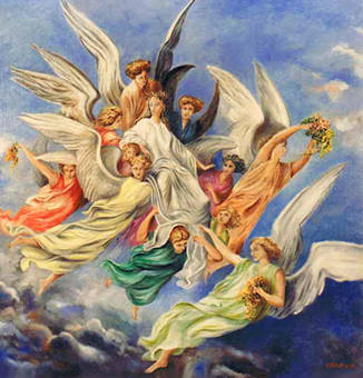 Beatrice portata dagli Angeli