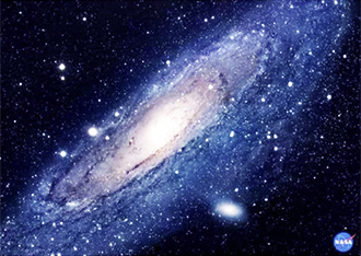 La Galassia di Andromeda, secondo la NASA