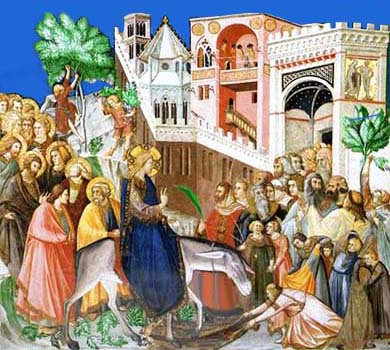 Pietro Lorenzetti «L’entrata del Cristo a Gerusalemme»