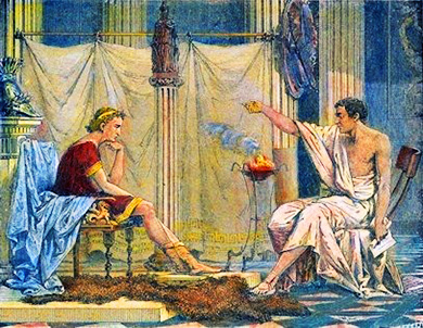 Alessandro Magno e Aristotele