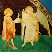 Ambrogio Lorenzetti «S. Galgano e S. Michele»
