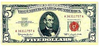 1963 Moneta di popolo United States Note (Kennedy)