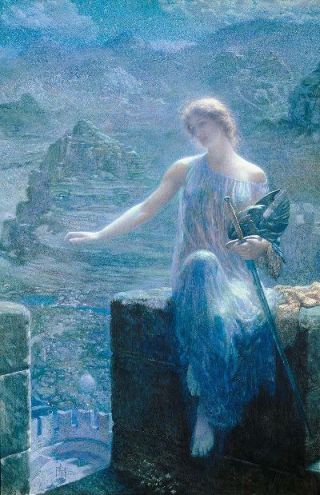 Edward Robert Hughes «La veglia della Valchiria»