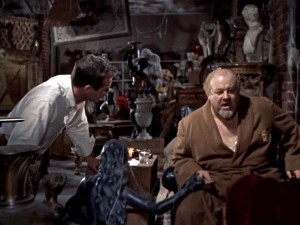 Paul Newman e Burl Ives nel film "La gatta sul tetto che scotta"