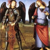 l Perugino «Gli Arcangeli Michele e Raffaele»
