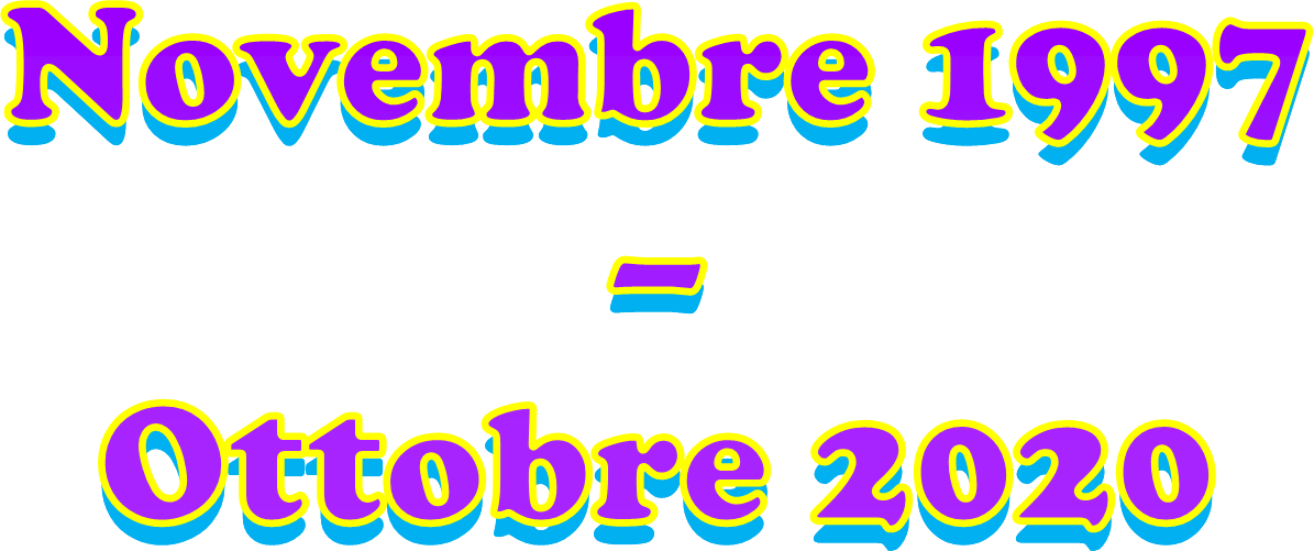 Novembre 1997 - Ottobre 2020