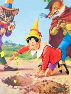 Pinocchio e gli zecchini