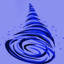 Spirale blu
