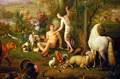 Wenzel Peter «Adamo ed Eva nel Paradiso Terrestre»