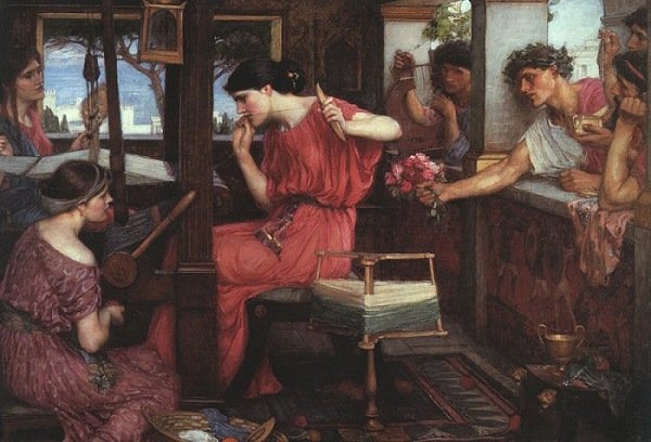 John William Waterhouse «Penelope e i pretendenti»